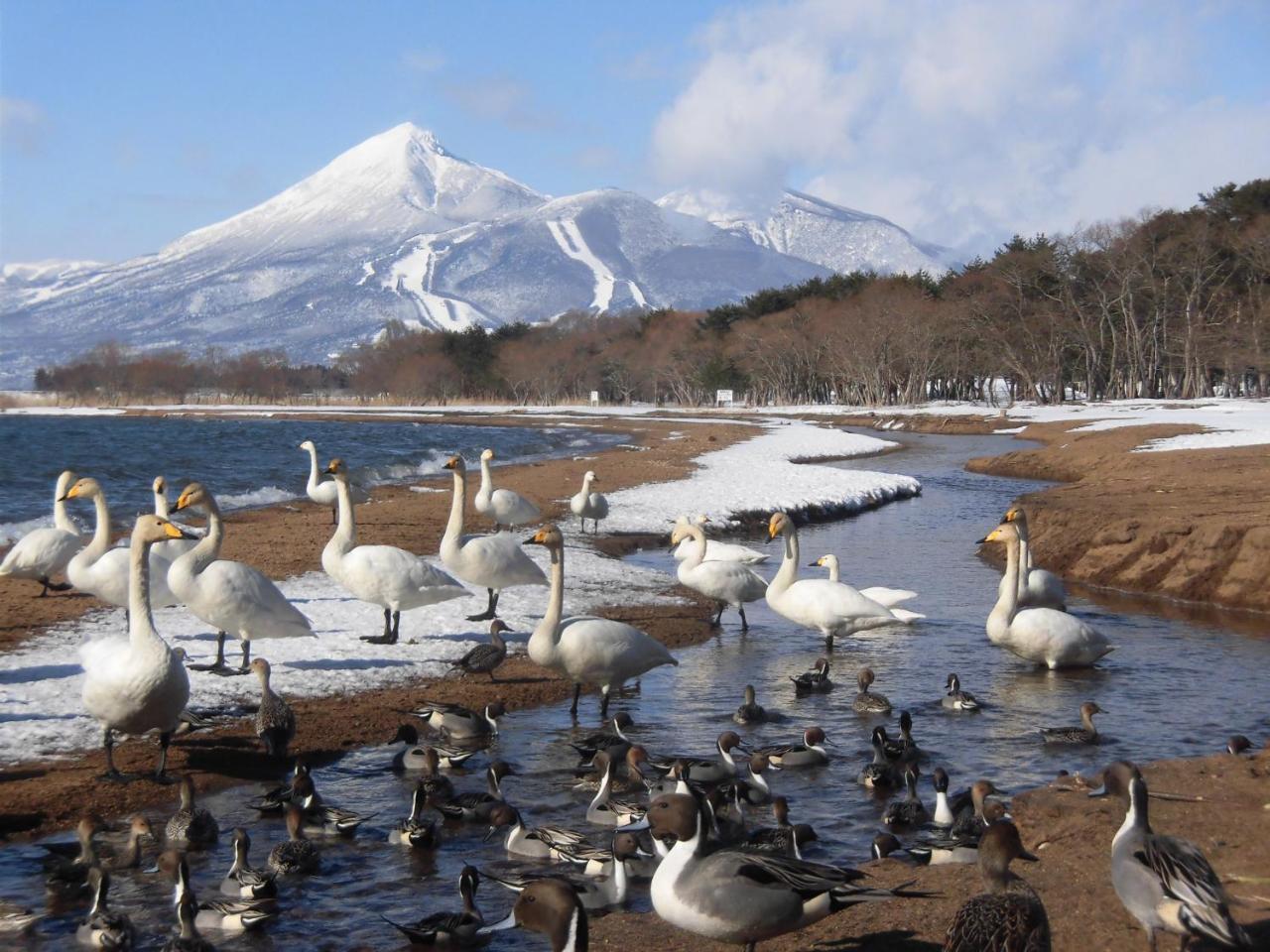 Готель Lakeside Banko Inawashiro Екстер'єр фото